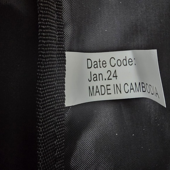 Easton Baseball Softball Bat Bag 35in Black White Dual Carry Straps Dugout Hook - Picture 9 of 9